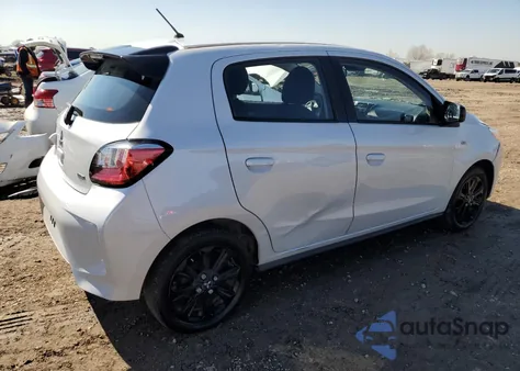 2022 Mitsubishi Mirage Black Edition z USA, uszkodzony, nr VIN ML32AWHJ0NH003739